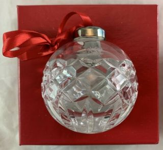 1st Edition 1st Issue 1991 Waterford Crystal Christmas Ball Ornament