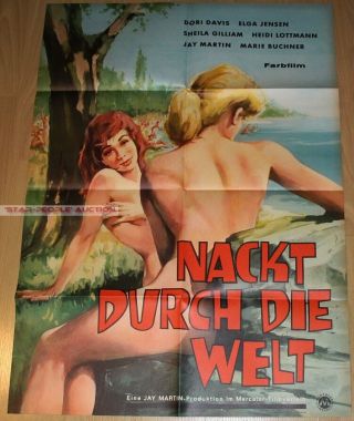 Davee Decker - The Shameless Erotic 1962 Rare German Orig Poster