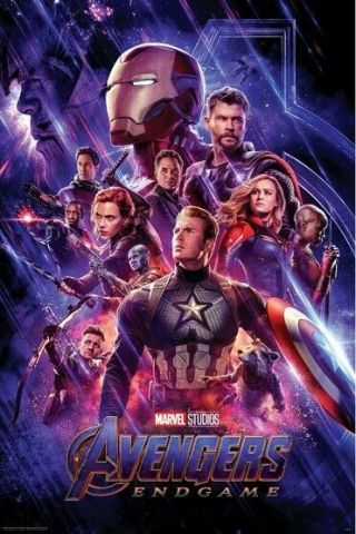 Avengers 4 Endgame One Sheet Poster 61x91cm End Game Iron Man Thanos Captain
