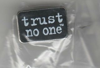The X Files Pin Set Of 2 Metal Pins Trust No One And The Truth Is Out There Fs
