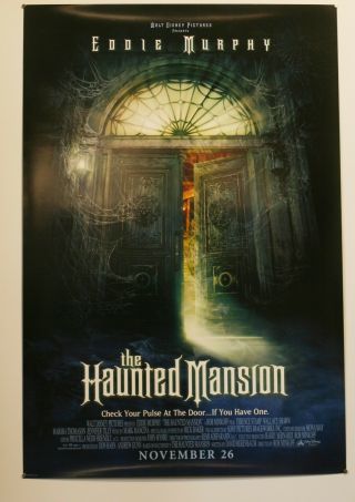 Haunted Mansion - 2003 Movie Poster 27x40 - Eddie Murphy Buy 1 Poster Get 1 Fre