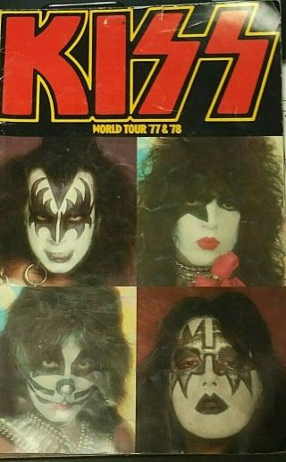Vintage Kiss World Tour ‘77 & ‘78 Book Program