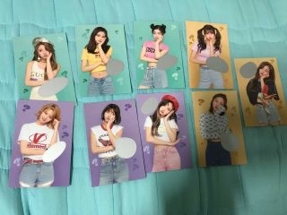 Twice 5th Mini Album What Is Love Scratch Card 9 Members Full Set Photocard