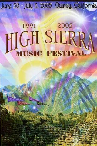 High Sierra Music Festival Concert Poster 2005
