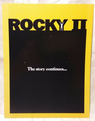 1979 Rocky 2 - Sylvester Stallone,  Carl Weathers Program Movie Premier