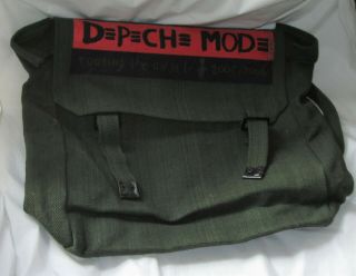 Green Vintage Depeche Mode 2005/2006 Touring The Angel Backpack