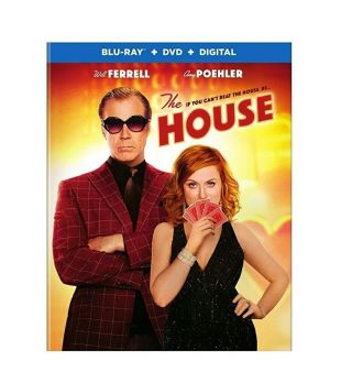 The House (blu Ray) Will Ferrell And Amy Poehler & Slipcover