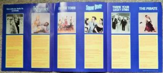 Kismet / Show Boat / On The Town / Pirate Mgm (video Dealer Brochure 1990s)