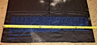 1995 Nirvana Kurt Cobain Suicide Note Flag Rare Vtg Tapestry Poster tour t - shirt 6