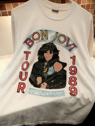 1989 Bon Jovi Concert T - Shirt