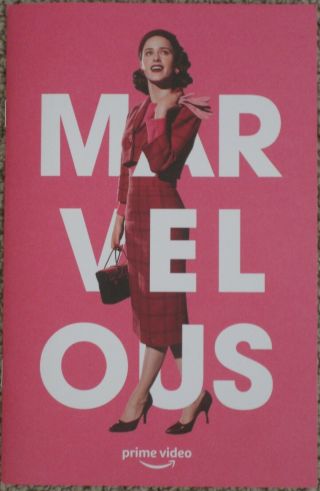 The Marvelous Mrs.  Maisel 2019 Prime Promo Fyc Booklet For Your Consideration