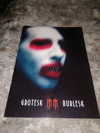 Marilyn Manson The Golden Age Of Grotesque Tour Program Grotesk Burlesk 2003