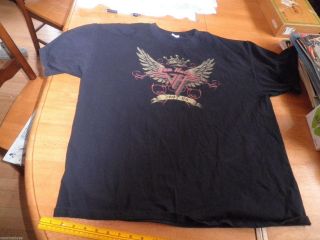 Van Halen Concert Tour T - Shirt 2007 Xl 2 Sided