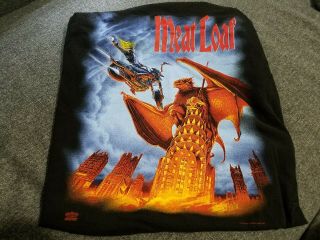 Meatloaf Everything Louder Than Everything Else Tour Shirt Xl 1993 1994