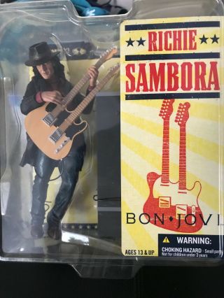 Richie Sambora With Bon Jovi Band Figure Mcfarlane Toys Rare Vintage 2007 -