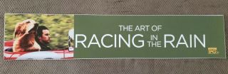 The Art Of Racing In The Rain 5x25 Movie Theater Mylar