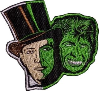 Dr Jekyll & Mr Hyde Embroidered Patch Edward Horror Movie Universal Monster
