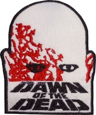Dawn Of The Dead Logo Embroidered Patch Horror Movie Night Living Zombies Film