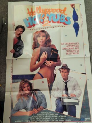 Hollywood Hot Tubs 2 (video Dealer 40 X 27 Poster,  1990s) Jewel Shepard