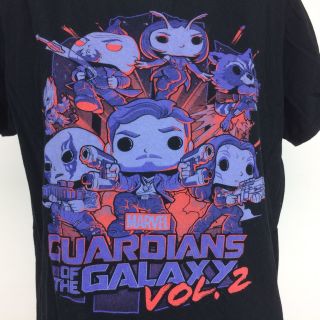 Marvel Pop Tees Short Sleeve Guardians Of The Galaxy Vol 2 Graphic Tee Sz Md