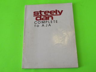 Vintage 1975 Steely Dan Comlete To Aja Songbook Guitar Piano Vocal