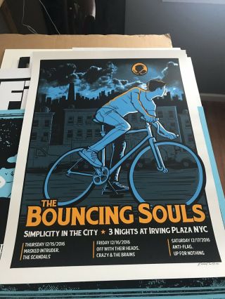 Bouncing Souls Poster Irving Plaza