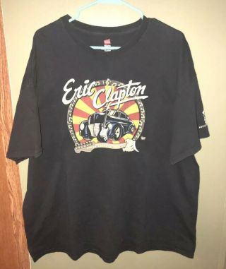 Eric Clapton 2010 North American Concert Tour T Shirt Vince Ray Artist Tee 2xl