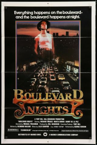 Boulevard Nights Danny La Paz 1979 1 - Sheet Movie Poster 27 X 41