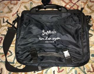 Genesis Laptop Bag Turn It On Again Tour Phil Collins Tony Banks Rare