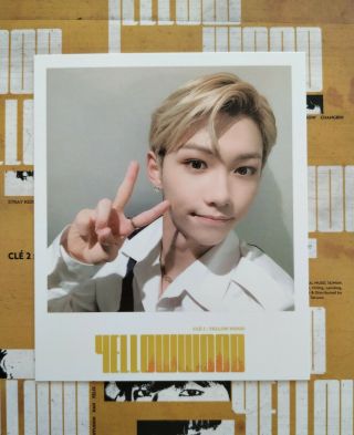 Stray Kids Special Edition Yellow Wood Taiwan Felix Polaroid Photocard