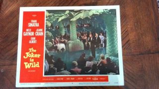 1957 Release Lobby Card The Joker Is Wild Frank Sinatra Mitzi Gaynor
