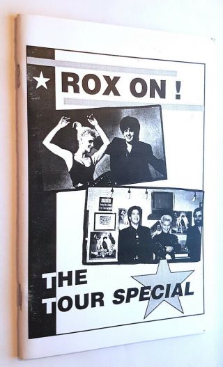 Roxette Rare 1992 Official Nl Fanclub Fanzine: " Rox On The Tour Special "