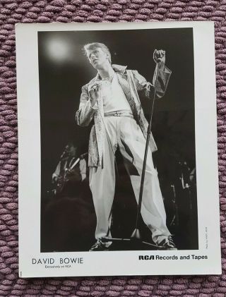 David Bowie Stage Isolar Ii 1978 8 " X 10 " Promo Photo Rare