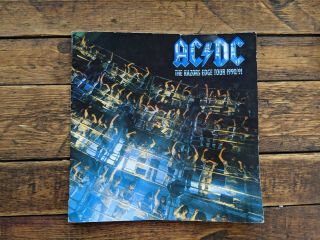 Ac/dc The Razors Edge 1990 - 1991 Concert Tour Programme Book Rock Memorabilia
