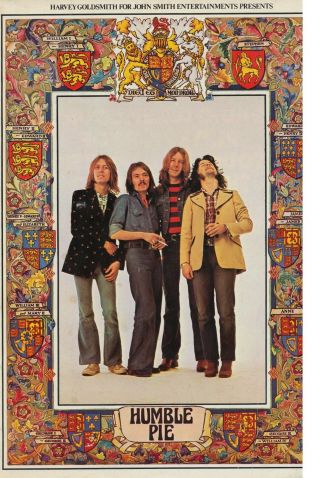 Humble Pie Official Programme For The Uk Tour In 1973