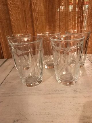 Noritake Crystal Sweet Swirl Clear - Set Of 5 Highball Glasses