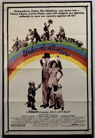 Under Rainbow Movie Poster (veryfine -) One Sheet 1981 Chevy Chase 3520