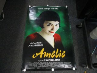 Jean Pierre Juenet Amelie Double Sided Movie Poster 27 " X 40 " Rolled