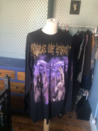 Cradle Of Filth Tortured Soul Asylum Long Sleeve T Shirt Size Xl