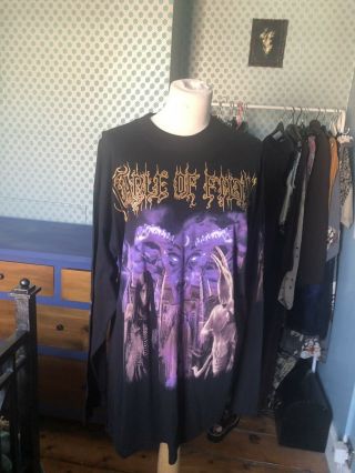 Cradle of Filth Tortured Soul Asylum Long Sleeve T Shirt size XL 2