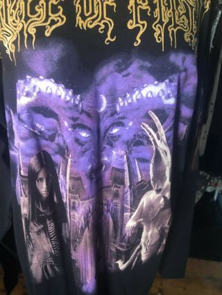 Cradle of Filth Tortured Soul Asylum Long Sleeve T Shirt size XL 4