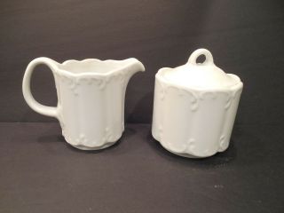 Rosenthal Classic Sugar And Creamer White Porcelain Germany