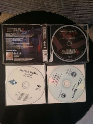 Britney Spears Criminal,  Perfume,  Slumber Party Rare PROMO CDs 2