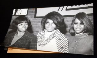 1968 The Supremes Diana Ross Vintage 5x7 Press Photo Motown