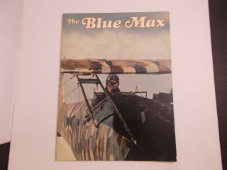 Dfgh  The Blue Max - - Movie Program - Airplane - Ursula Andress -