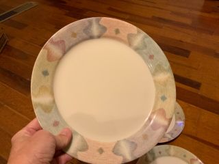 Set of 4 Corelle MIRAGE Dinner Plates 10 1/4 