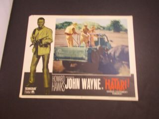 Hatari John Wayne R - 1967 - Movie Lobby Card
