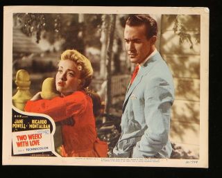 Two Weeks With Love Jane Powell 1950 Movie Lobby Card Photo 11 " X 14 "