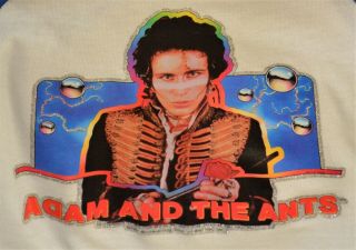 Vintage Adam And The Ants T - Shirt 1982