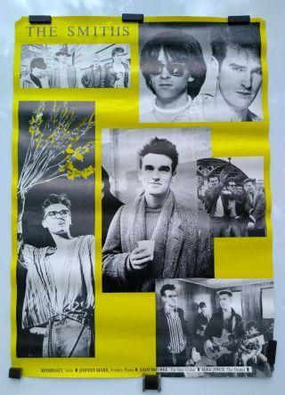 The Smiths,  Vintage Poster,  Morrisey,  23 " X 32.  5 "